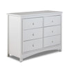 Delta Children Taylor 6 Drawer Dresser - Bianca White