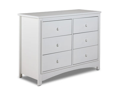 Delta Children Taylor 6 Drawer Dresser - Bianca White