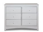 Delta Children Taylor 6 Drawer Dresser - Bianca White