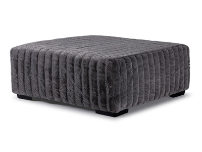 Teddy Ottoman-Grey
