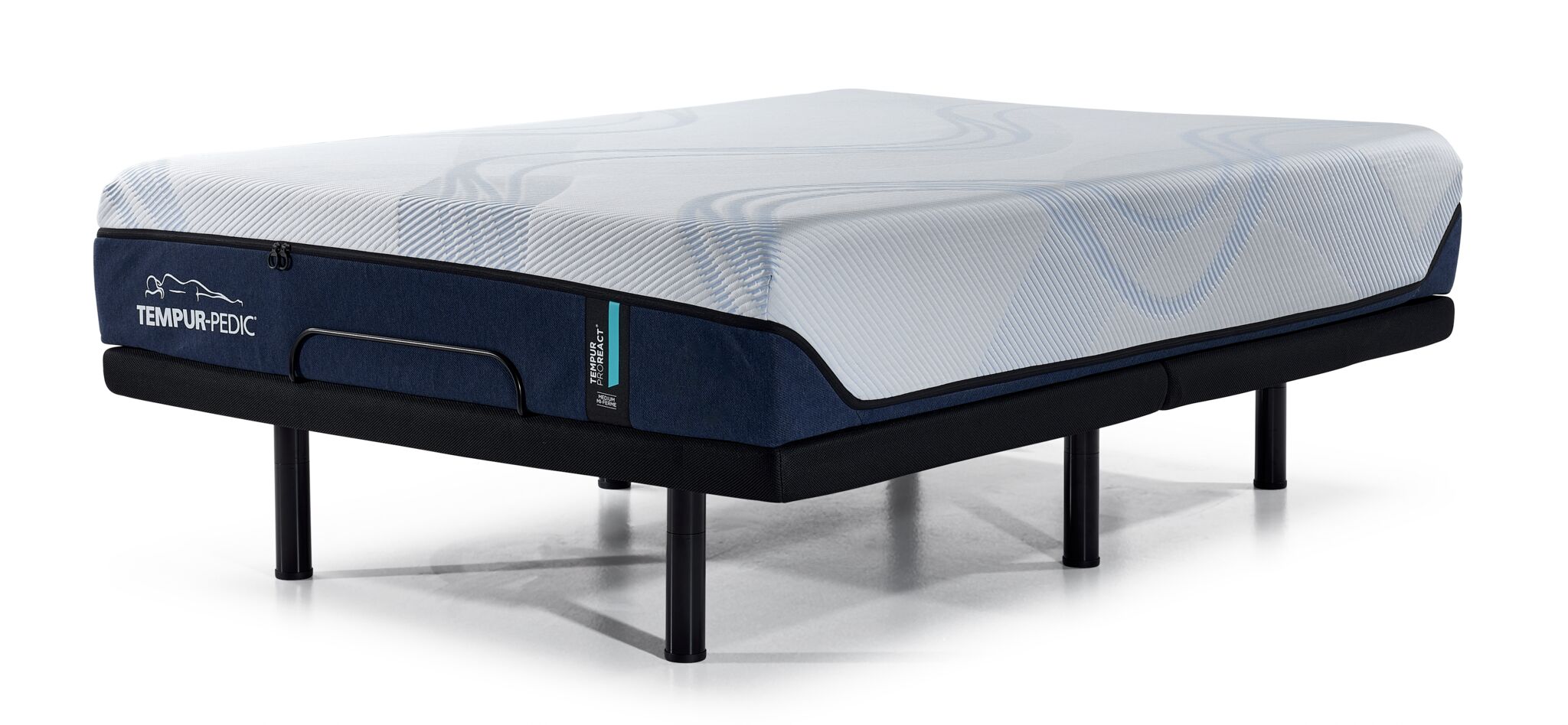 Tempur-Pedic Pro-React 2.0 Medium 12" King Mattress and L2 Motion Pro Adjustable Base