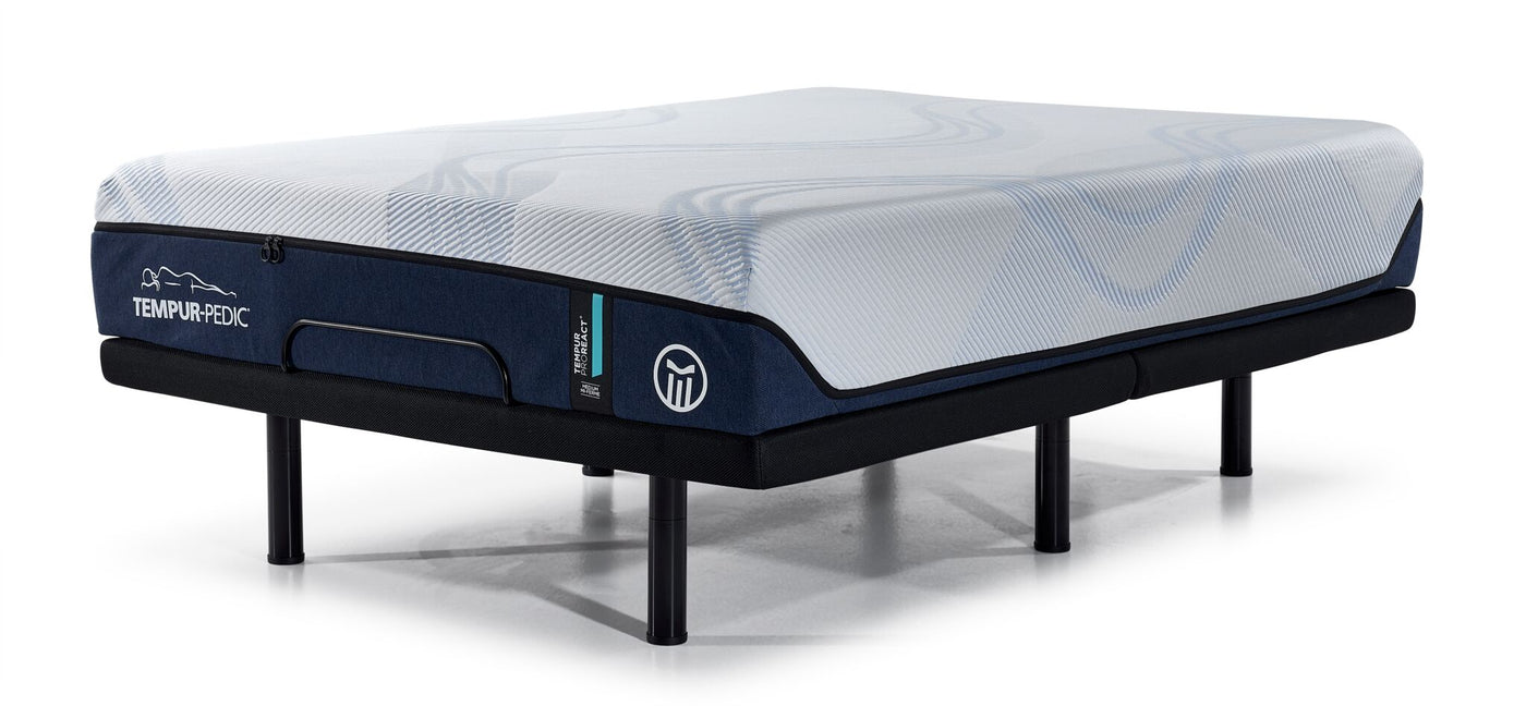 Tempur-Pedic Pro React 2.0 Medium Hybrid 12" Twin XL Mattress and L2 Motion Pro Adjustable Base