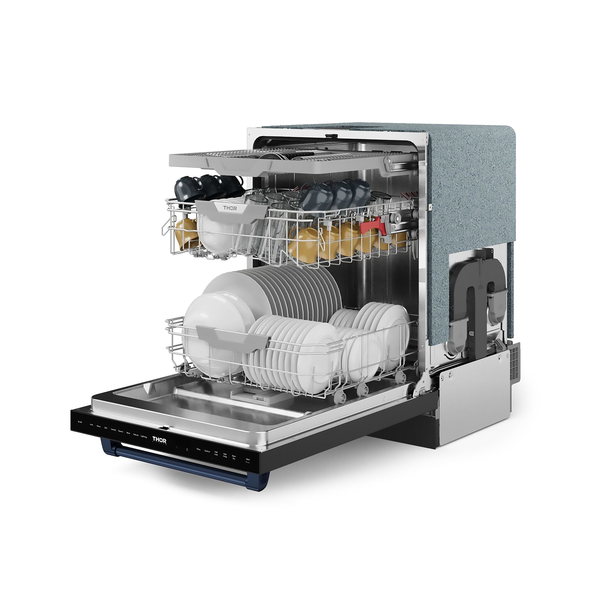 Thor Kitchen Black Stainless Steel Dishwasher (Gordon Ramsay Series) - DW24X8BA00-BLU