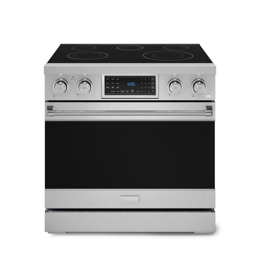 Thor Kitchen Stainless Steel Freestanding Professional Electric Range|Gordon Ramsay Series (6 cu.ft) - RSE36