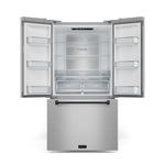 Thor Kitchen - Gordon Ramsay Collection 36" 20.3 Cu. Ft. Stainless Steel Counter-Depth French Door Refrigerator with Ice Maker - RF3621CTD99-BLK