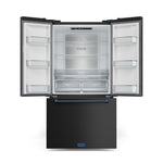 Thor Kitchen - Gordon Ramsay Collection 36" 20.3 Cu. Ft. Matte Black Counter-Depth French Door Refrigerator with Ice Maker - RF3621CTD00-BLU