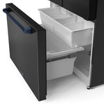Thor Kitchen - Gordon Ramsay Collection 36" 20.3 Cu. Ft. Matte Black Counter-Depth French Door Refrigerator with Ice Maker - RF3621CTD00-BLU