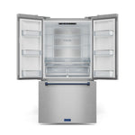 Thor Kitchen Stainless Steel French Door Counter-Depth Refrigerator with Ice Maker| Gordon Ramsay Collection (20.3 cu.ft.) - RF3621CTD99-BLU