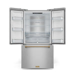 Thor Kitchen - Gordon Ramsay Collection 36" 20.3 Cu. Ft. Stainless Steel Counter-Depth French Door Refrigerator with Ice Maker - RF3621CTD99-BRZ