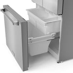 Thor Kitchen - Gordon Ramsay Collection 30" 17.5 Cu. Ft. Stainless Steel Counter-Depth French Door Refrigerator with Ice Maker - RF3017FFD99