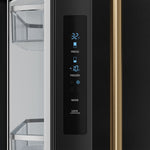 Thor Kitchen Matte Black French Door Counter Depth Refrigerator with Ice Maker| Gordon Ramsay Collection (17.5 cu.ft.) - RF3017FFD00-BRZ