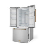 Thor Kitchen Stainless Steel French Door Counter Depth Refrigerator with Ice Maker| Gordon Ramsay Collection (17.5 cu.ft.) - RF3017FFD99-BRZ