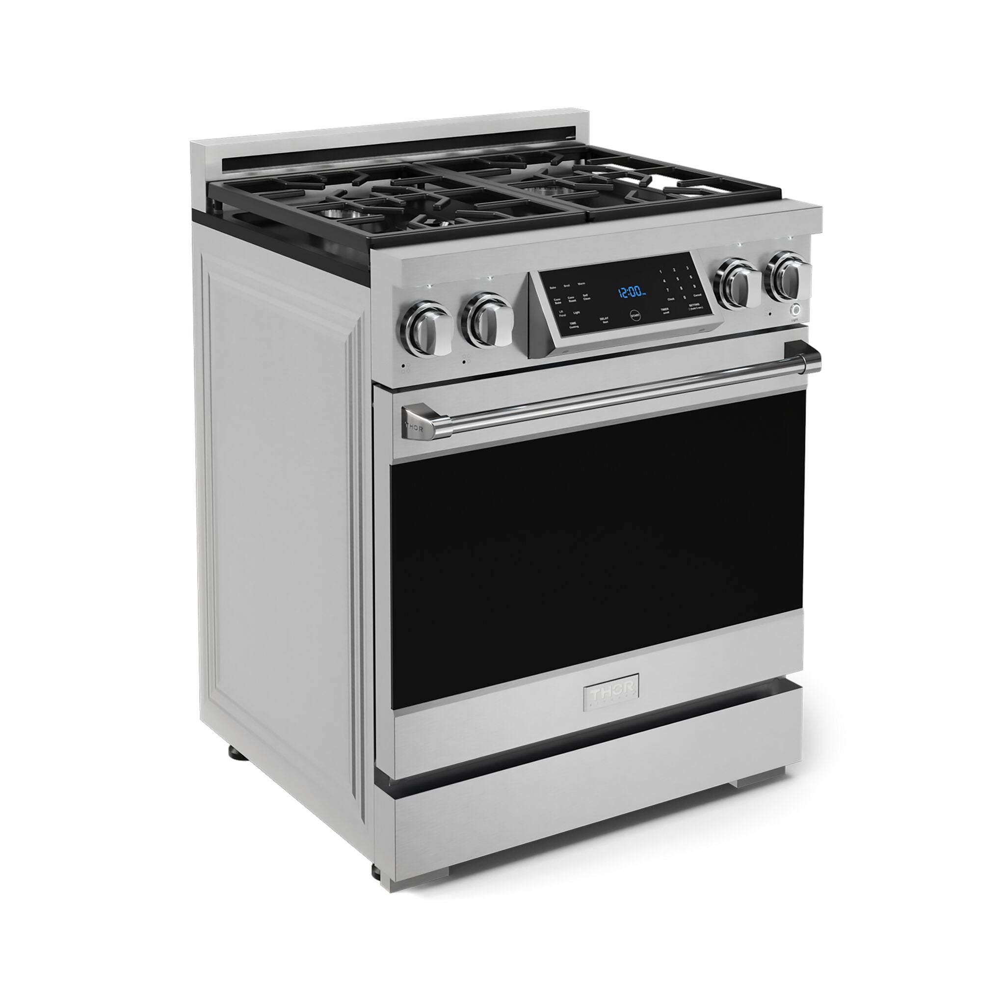 Thor Kitchen Stainless Steel Freestanding Professional Gas Range|Gordon Ramsay Series (4.55 cu.ft.) - RSG30