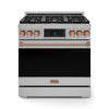 Thor Kitchen Stainless Steel Freestanding Professional Gas Range|Gordon Ramsay Series (6 cu.ft.) - RSG36-RSG