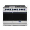 Thor Kitchen Stainless Steel Freestanding Professional Double Oven Gas Range|Gordon Ramsay Series (7 cu.ft.) - RSG48E-BLU