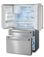 Thor Kitchen 36" 21.6 Cu. Ft. Stainless Steel French Door Refrigerator with Ice and Water Dispenser - TRF3601FD