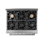 Thor Kitchen Stainless Steel Freestanding Dual Fuel Range (5.2 cu.ft.) - HRD3606U