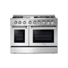 Thor Kitchen Stainless Steel Freestanding Dual Fuel Dual-Oven Range (6.7 Cu.Ft.) - HRD4803U
