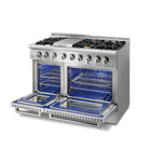 Thor Kitchen Stainless Steel Freestanding Dual Fuel Dual-Oven Range (6.7 Cu.Ft.) - HRD4803U