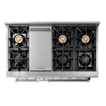 Thor Kitchen Stainless Steel Freestanding Gas Dual Oven Range (6.7 Cu.Ft.) - HRG4808U