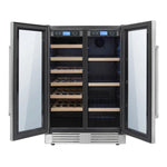 Thor Kitchen Stainless Steel Dual Zone French Door Wine and Beverage Centre - TBC2401DI