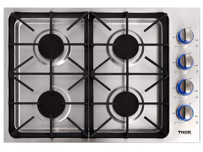 Thor Kitchen Stainless Steel 30" Drop-In Gas Cooktop - TGC3001