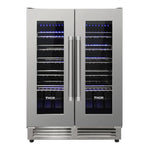 Thor Kitchen Stainless Steel Dual Zone French Door Wine Cooler - TWC2402