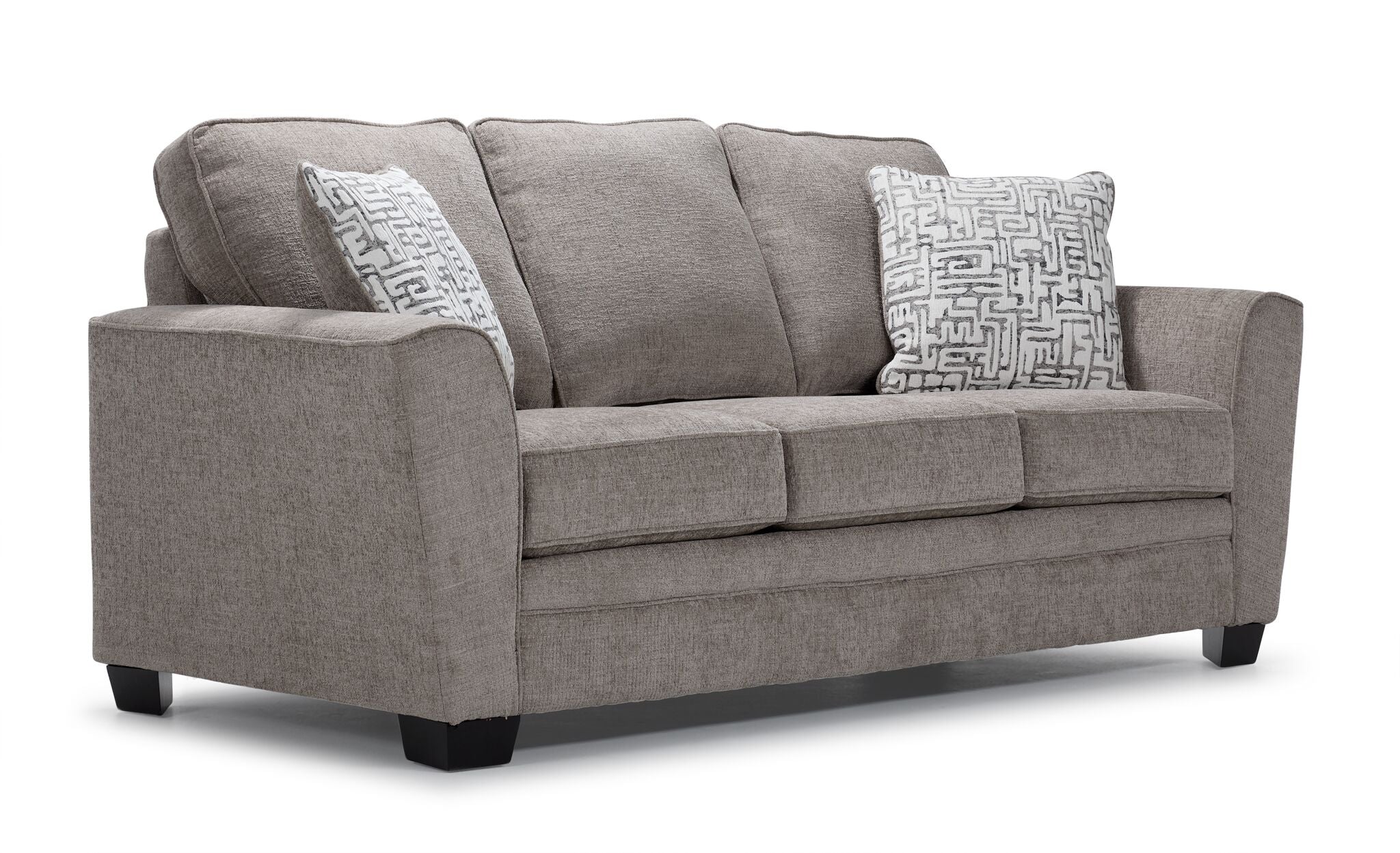 Tilley Sofa, Loveseat and Chair Set - Taupe