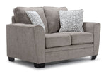 Tilley Sofa and Loveseat Set - Taupe