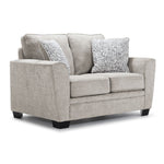 Tilley Sofa, Loveseat and Chair Set - Cream