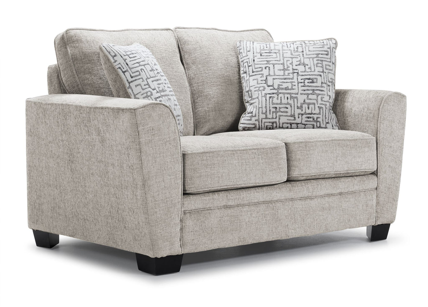 Tilley Sofa, Loveseat and Chair Set - Cream