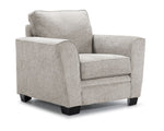 Tilley Sofa, Loveseat and Chair Set - White