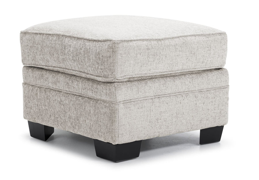 Tilley Ottoman - White
