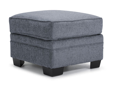 Tilley Ottoman - Charcoal