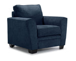 Tilley Sofa, Loveseat and Chair Set - Indigo