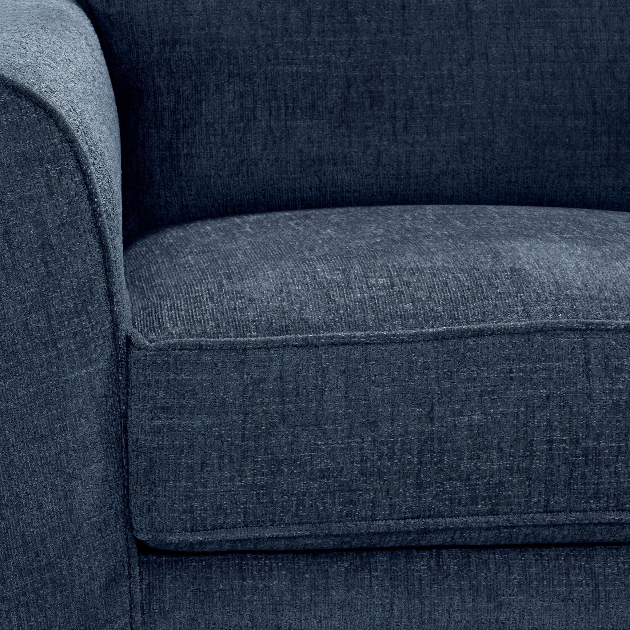 Tilley Sofa, Loveseat and Chair Set - Indigo