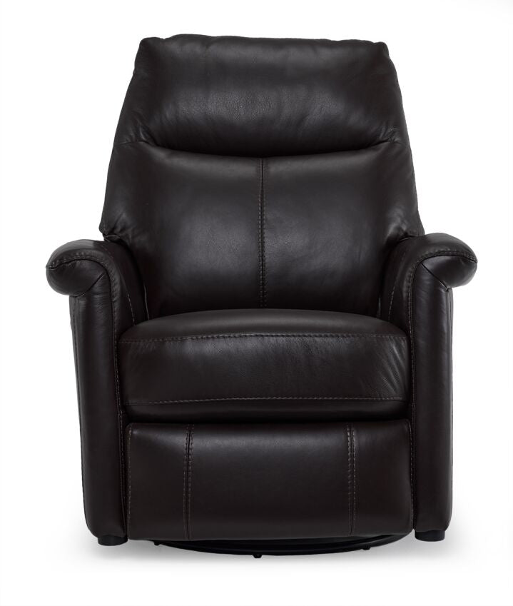 Torino Leather Power Recliner - Brown