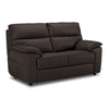 Toscana Leather Loveseat - Chocolate