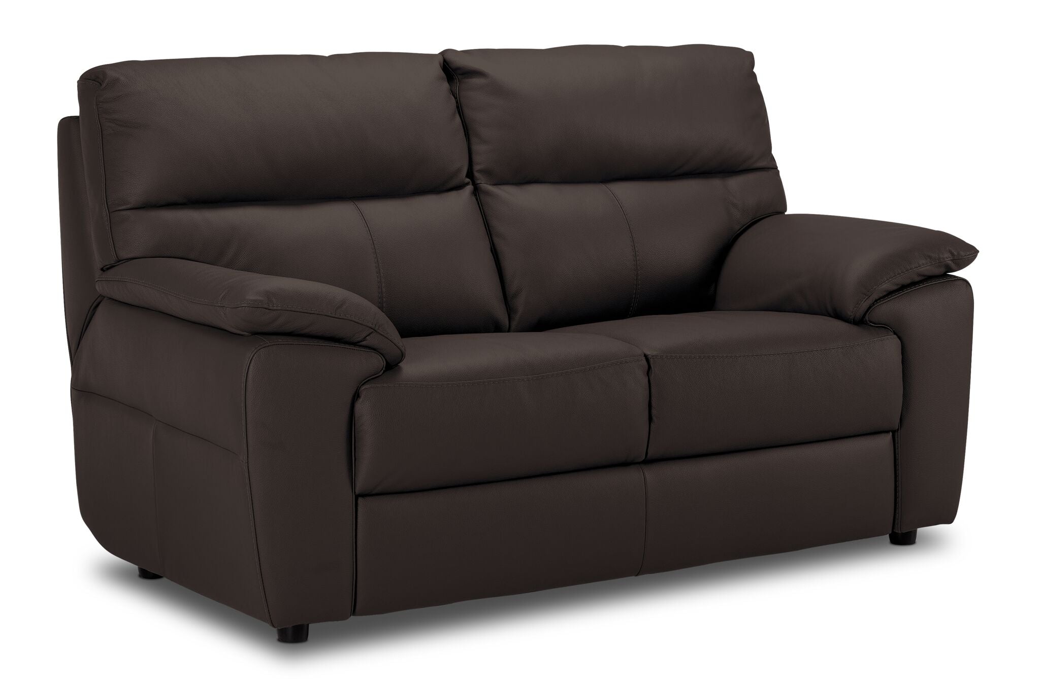 Toscana Leather Loveseat - Chocolate