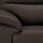 Toscana Leather Sofa and Chair Set - Chocolate