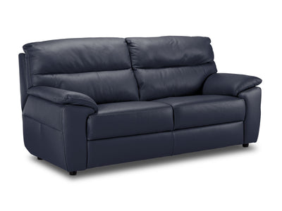 Toscana Leather Sofa - Navy Blue