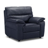 Toscana Leather Chair - Navy Blue