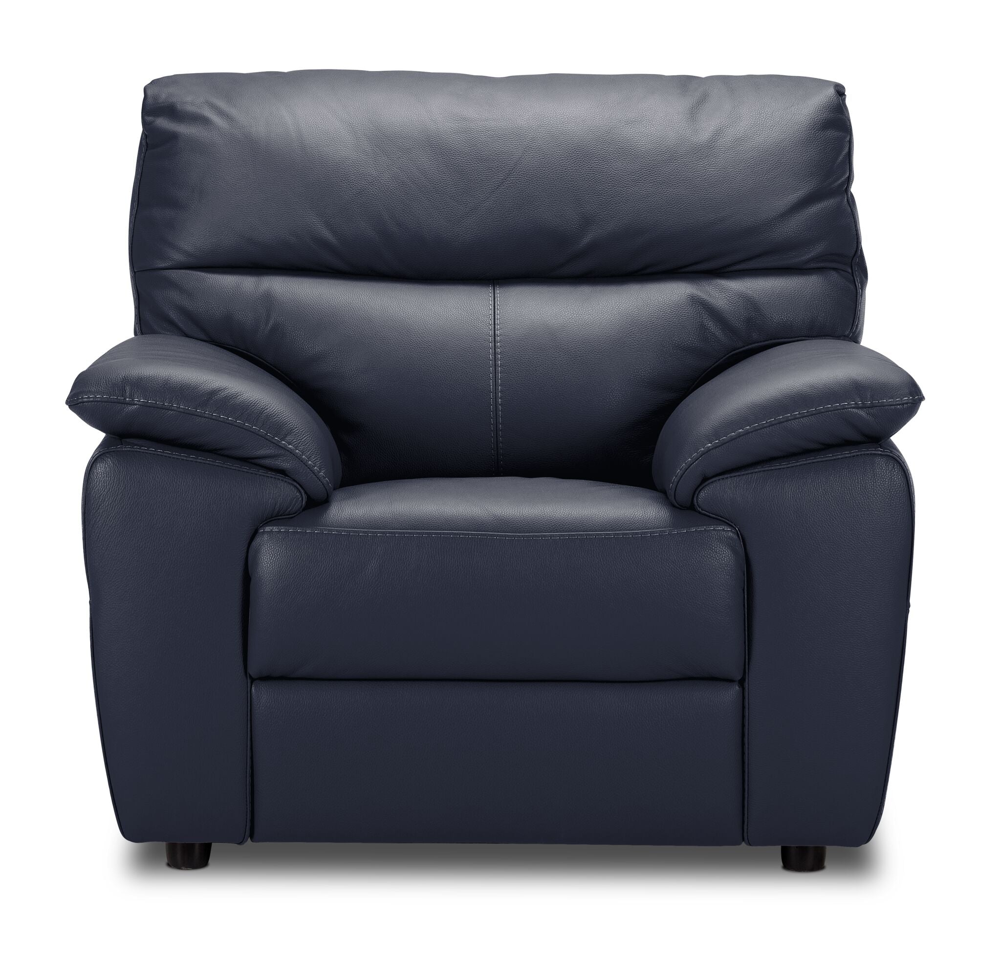 Toscana Leather Chair - Navy Blue
