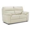 Toscana Leather Loveseat - White