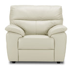 Toscana Leather Chair - White