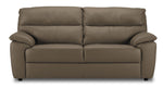 Toscana Leather Sofa - Taupe