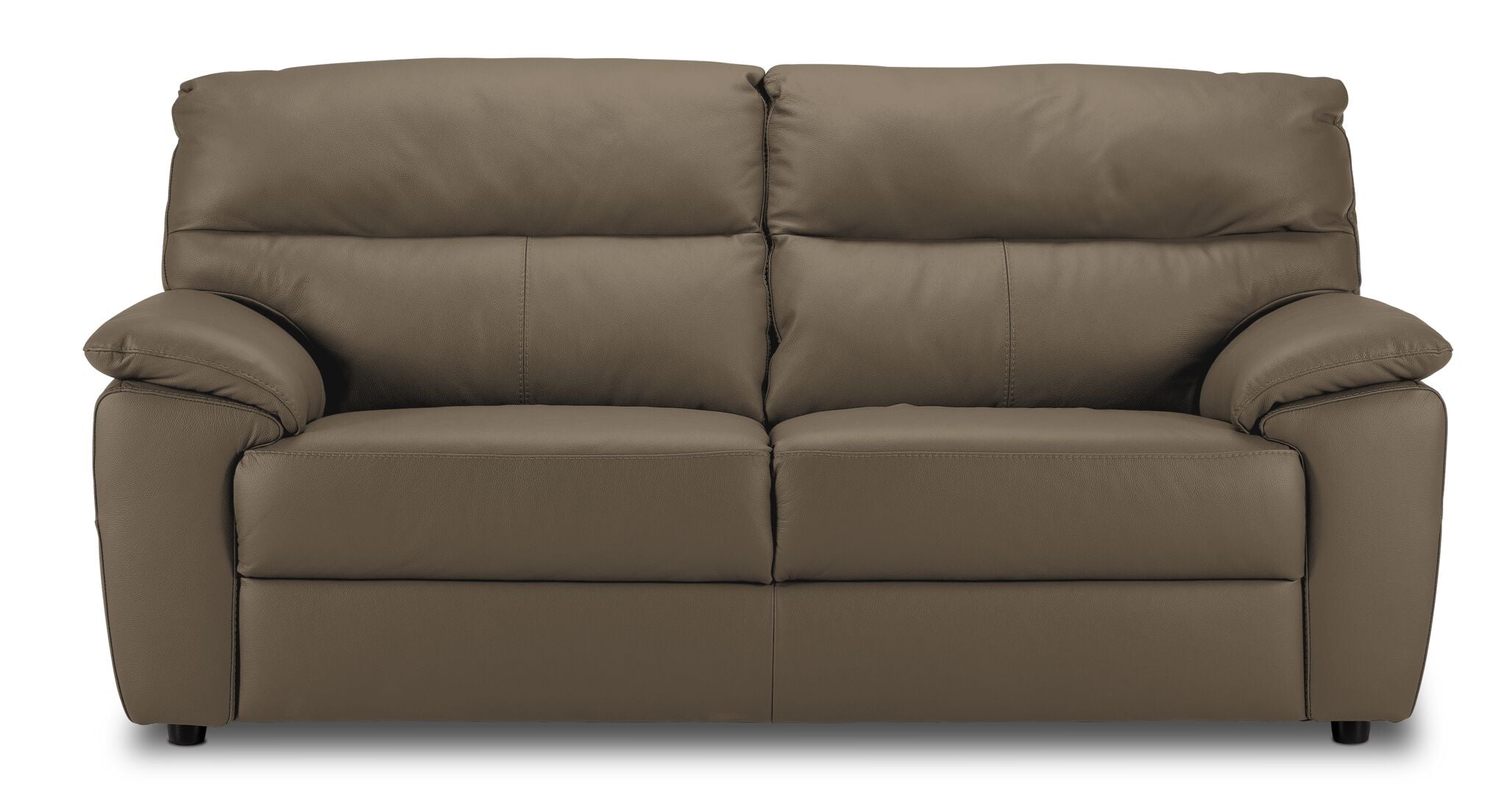 Toscana Leather Sofa - Taupe