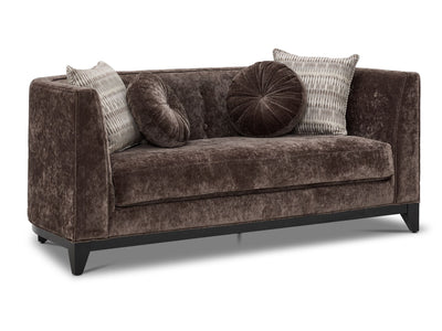 Tresor Loveseat - Dark Brown