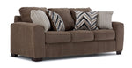 Tuscan Sofa, Loveseat and Chair Set - Brown, Grey