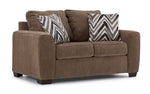 Tuscan Sofa and Loveseat Set - Brown